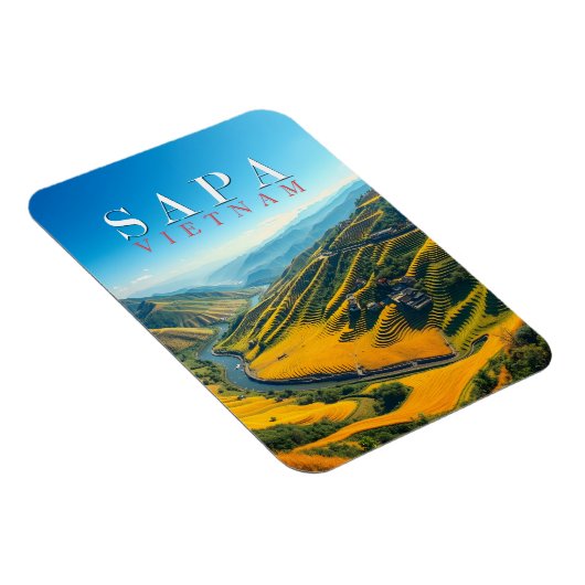 Rice fields in Sapa, Vietnam  Magneet (Rechterzijde)