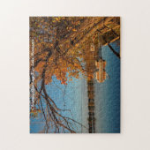Rice Lake Minnesota kerstgroeten Legpuzzel (Verticaal)