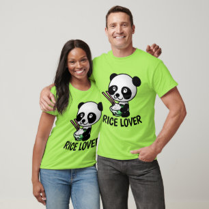 RICE LOVER T-shirts, Chinees eten Grappig T-shirt
