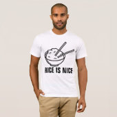 RICE LOVER T-shirts. RIJST IS MOOI T-shirt (Voorkant volledig)