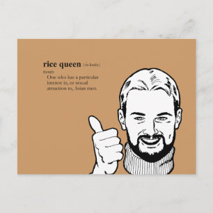 RICE QUEEN BRIEFKAART
