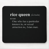 RICE QUEEN (definitie) Muismat (Voorkant)