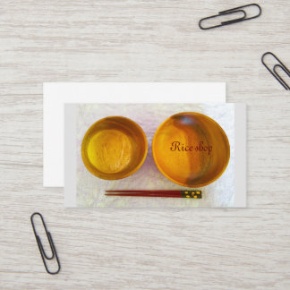 Rice shop 自然体 visitekaartje