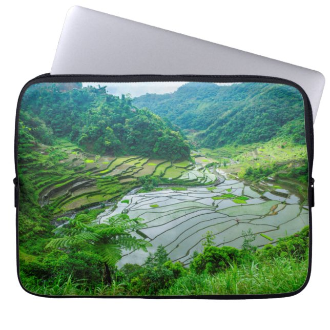 Rice terrace landschap, Filipijnen Laptop Sleeve (Voorkant)