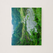 Rice terrace landschap, Filipijnen Legpuzzel (Verticaal)