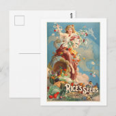 Rice's Seed Advertentie Briefkaart (Voorkant / Achterkant)