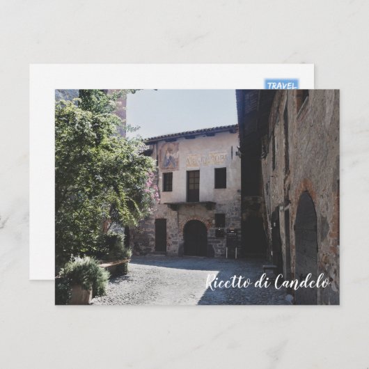 Ricetto di Candelo, Piemonte, Italië Briefkaart (Voorkant / Achterkant)