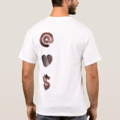 RICH Achterdruk T-shirt Trend Abstract Poedery (Achterkant)