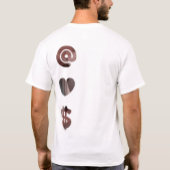 RICH Achterdruk T-shirt Trend Abstract Poedery