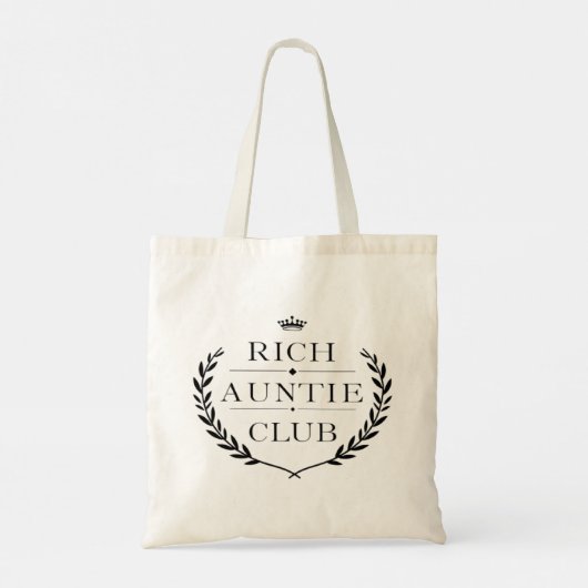 Rich Auntie Club Tote Bag (Achterkant)