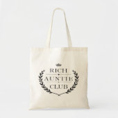 Rich Auntie Club Tote Bag (Voorkant)