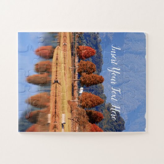 Rich Autumn Color | Landschap Taiwan | Roodherfst Legpuzzel (Horizontaal)
