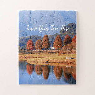 Rich Autumn Color   Landschap Taiwan   Roodherfst Legpuzzel
