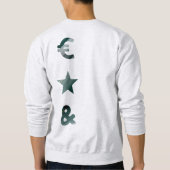 RICH Back Print Sweatshirt Trend Abstract Groen (Achterkant)