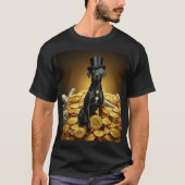Rich Bitcoin Dog T-shirt (Voorkant)