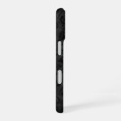 Rich Black Brocade Design iPhone 16 Hoesje (Rechterkant)