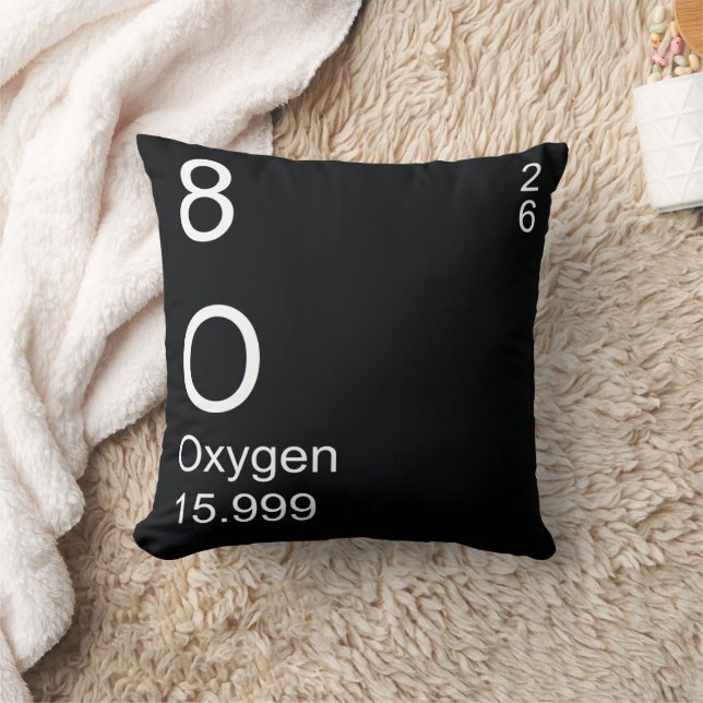 Rich Black Oxygen Element Kussen (Deken)