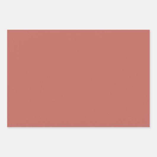 Rich Bronze Faux Leather Design Inpakpapier Vel (Voorkant 2)