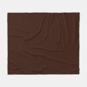 Rich Brown-kleurenachtergrond Fleece Deken (Voorkant (Horizontaal))