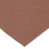 Rich brown textured background korte tafelloper (Hoek)