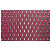 Rich Burgundy Retro Tango Dancers Stof (Yard (91,4 cm))