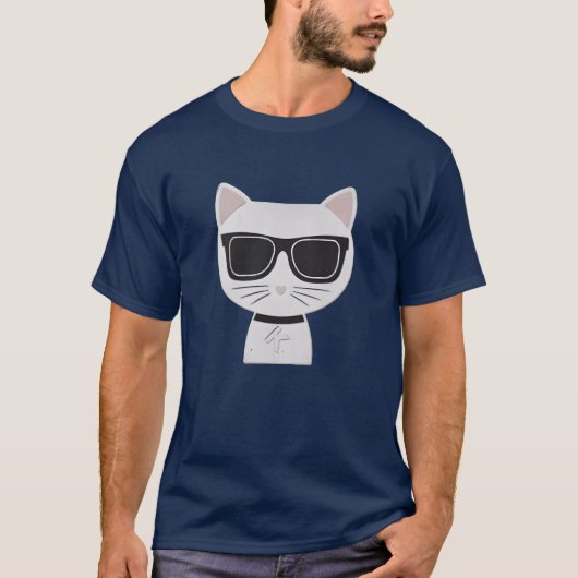 Rich Cat retro T-shirt (Voorkant)