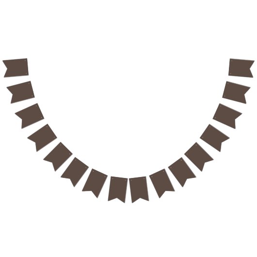 Rich Chocolate Brown Background – Wedding Vlaggetjes (Alle)