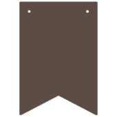 Rich Chocolate Brown Background – Wedding Vlaggetjes (Derde vlag)