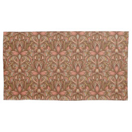 Rich Clay Art Nouveau Floral King Pillow Hoesje Kussensloop