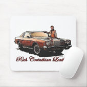 Rich Corinthian Leather-muispad Muismat (Met muis)