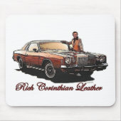 Rich Corinthian Leather-muispad Muismat (Voorkant)