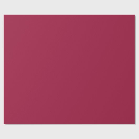 Rich Cranberry Solid Cadeaupapier (Vlak)