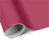Rich Cranberry Solid Cadeaupapier (Rol Hoek)
