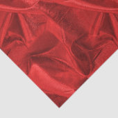 Rich Crumpled Metallic Red Faux Lame' Textuur Tissuepapier (Detail)