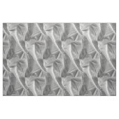 Rich Crumpled Metallic Silver Grey Faux Lame' Stof (Yard (91,4 cm))