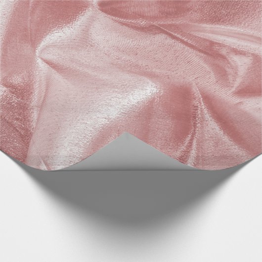 Rich Crumpled Pink Abstracte textuur Cadeaupapier (Hoek)