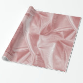 Rich Crumpled Pink Abstracte textuur Cadeaupapier (Uitgerold)