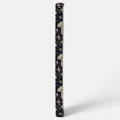 Rich Dark Fungi Seamless Pattern Goblincore Samsung Galaxy Hoesje (Linkerkant)