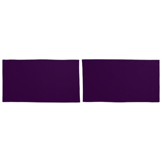 Rich dark paars kussensloop (Achterkant-Set)