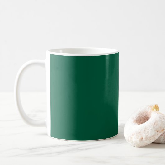 Rich donkergroene koffie Mok (Met donut)
