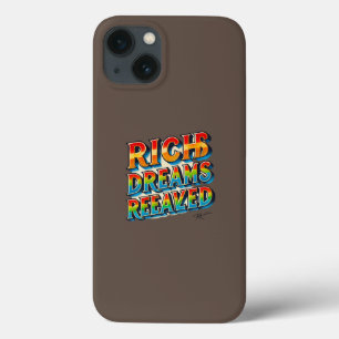 Rich Dreams Realised" Meerkleurige Telefoon Co Case-Mate iPhone Case