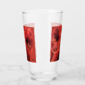 Rich Earth Ruby Red Amaryllis Foto Glas (Links)