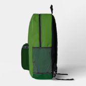 Rich Earthy Green Backpack  Bedrukte Rugzak (Rechts)