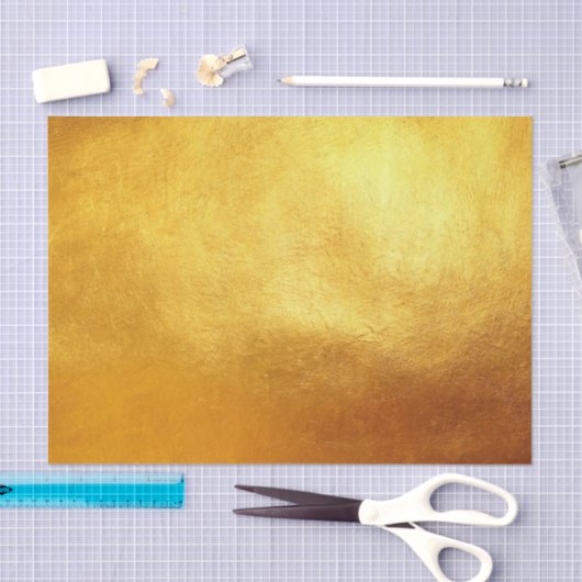 Rich Elegant Luxury Christmas Metalic Gold Foil Tissuepapier (Craft)