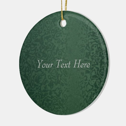 Rich Emerald Green Keramisch Ornament (Links)