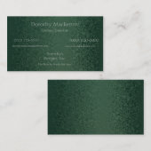 Rich Emerald Green Visitekaartje (Voorkant / Achterkant)