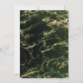 Rich Emerald Green Waterverf Geode Barefoot Bride™ (Achterkant)