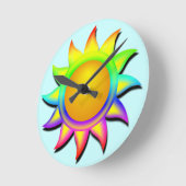 RICH EN KLEURENSUNSHINE RONDE KLOK (Hoek)