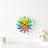 RICH EN KLEURENSUNSHINE RONDE KLOK (Huis)