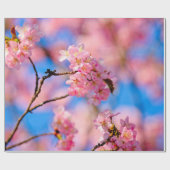 Rich en Sweet Sakura Flowers op zondag Cadeaupapier (Vlak)